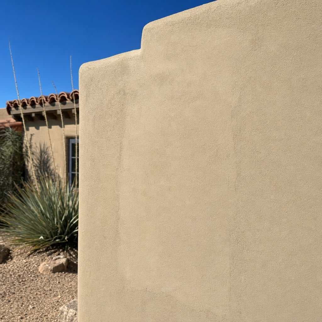 stucco water damage project in Las Vegas
