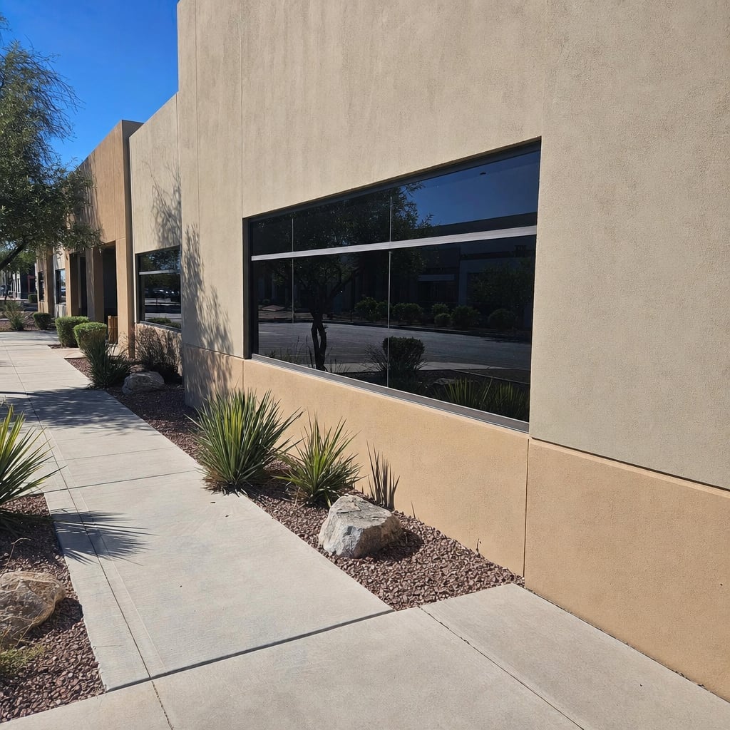tenant improvement stucco project in Las Vegas