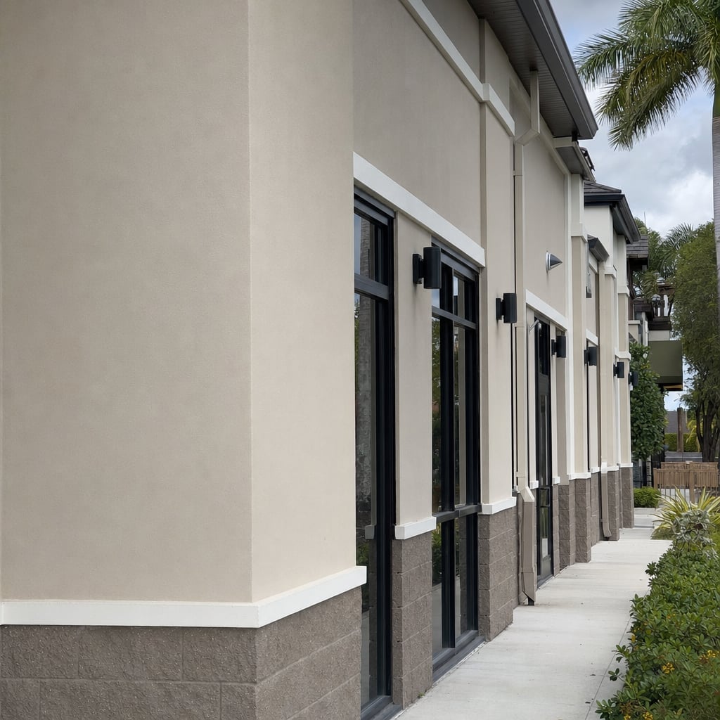 Tenant Improvement Stucco Repair