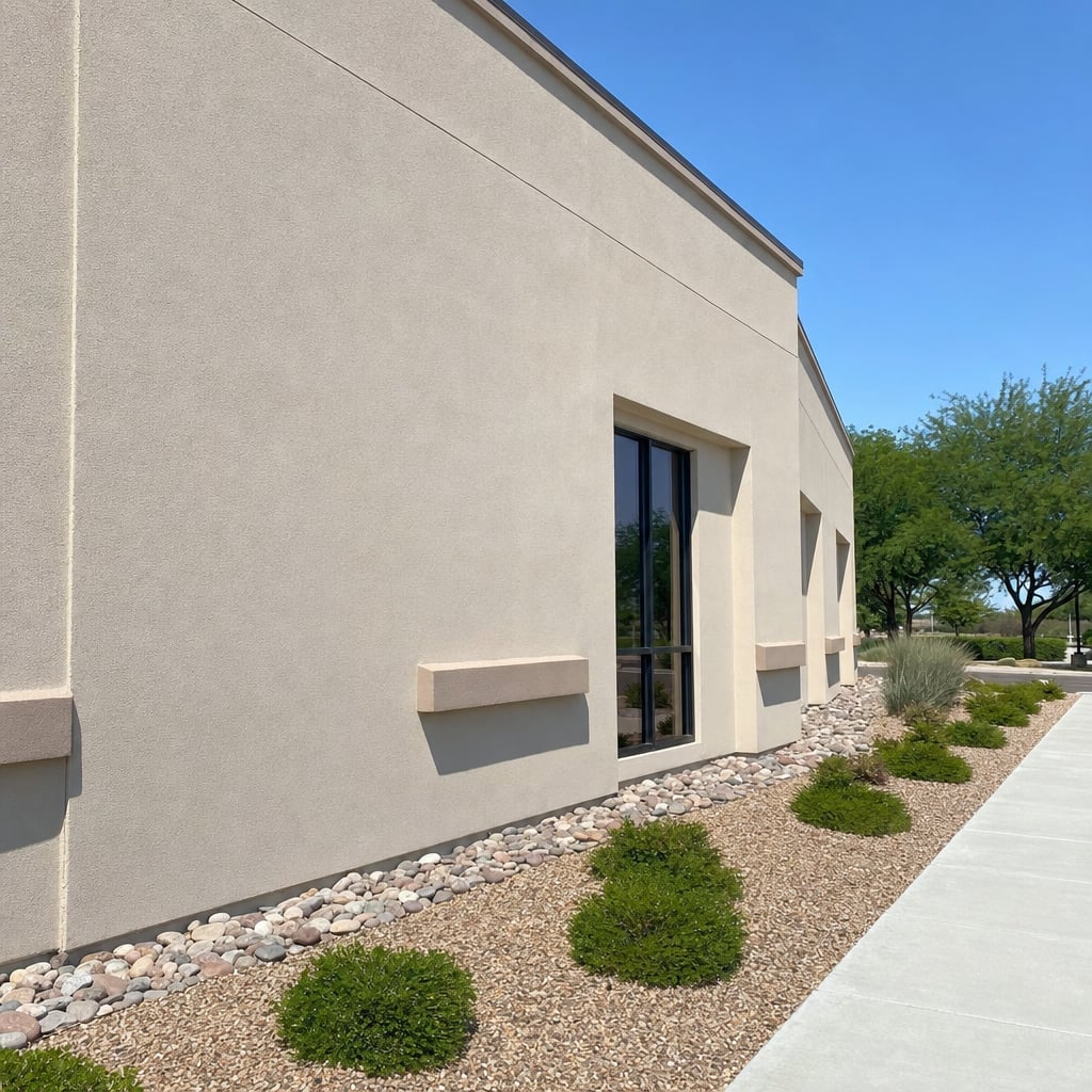 Tenant Improvement Stucco Repair