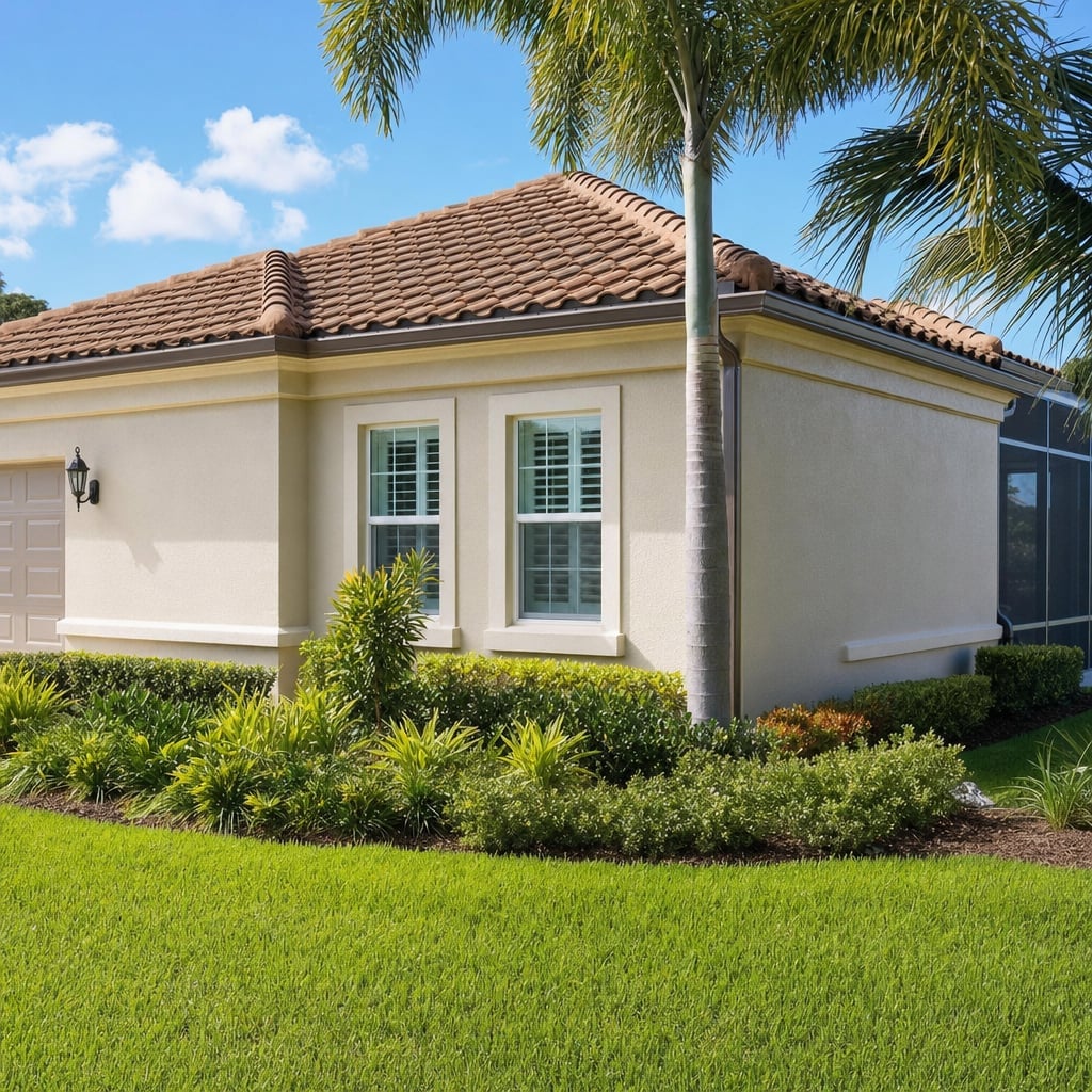 traditional stucco project in Sarasota