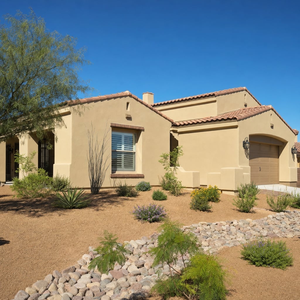 traditional stucco project in Tucson