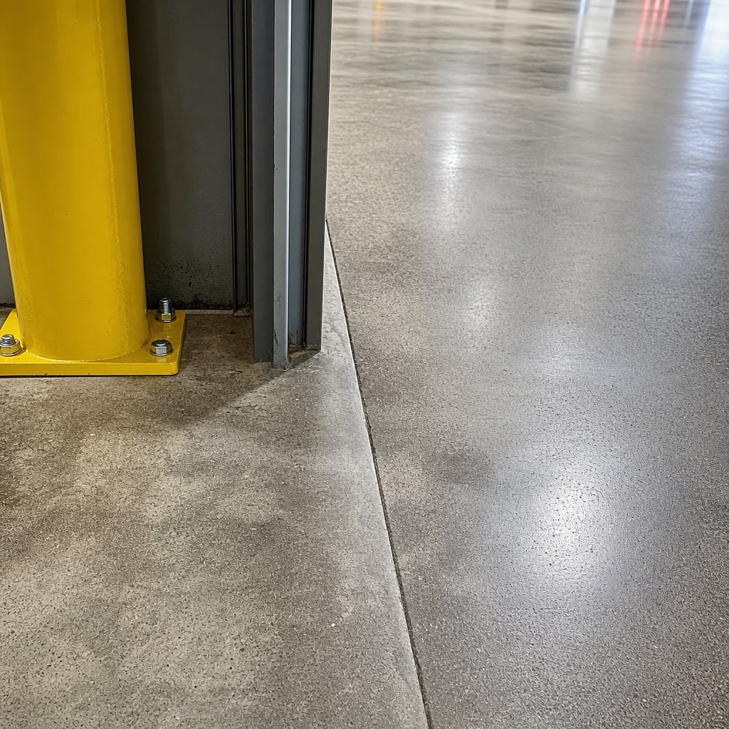 industrial concrete floor project in Port St. Lucie